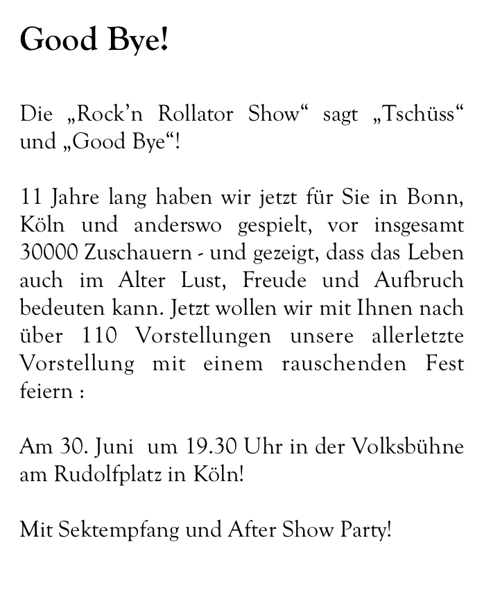 Die nächste Aufführung:

„Hanns Eisler Abend:
Gegen die Dummheit“

Mit Stefanie Wüst (Sopran)
und Christopher Arpin (Klavier)

Regie: Michael Barfuß

Am 15.5.2022 um 20 Uhr im Kleinen Theater Bad Godesberg



